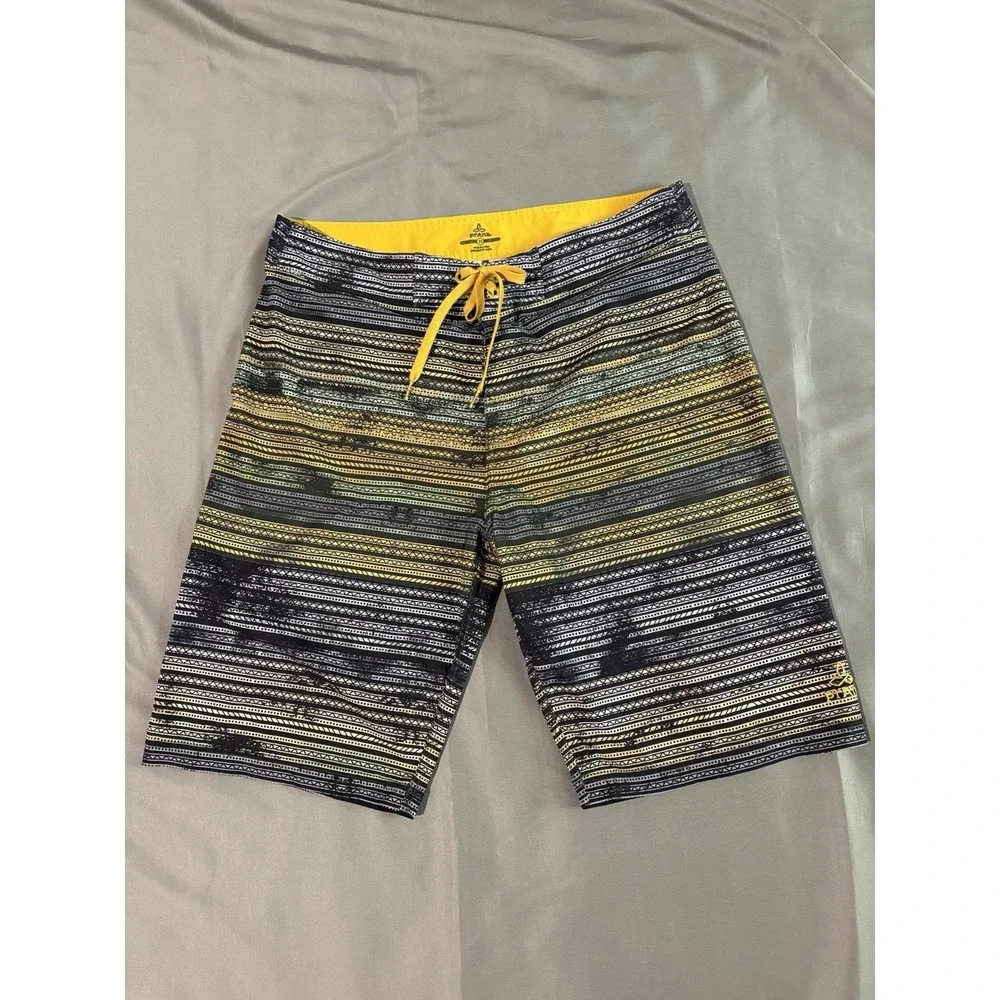 prAna Men's Sediment Board Shorts with UPF 50+ Size 33